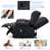 Canapé inclinable 73,6 po