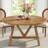 47-inch Solid Wood Round Dining Table, Seats 4-6