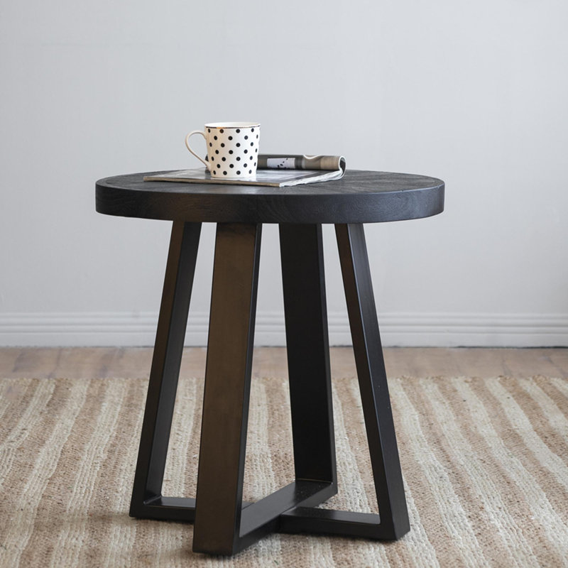 Round Coffee Table, 24.5" H x 23.5" L x 23.5" W