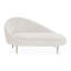 Chaise longue rembourrée Ether