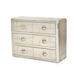 Kyus Aluminum 41'' W 3 - Drawer Dresser