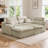 Corner Chaise Sofa with High Backrest and Sleeper Function-774707514