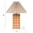 Yellow Ceramic Table Lamp with Pleated Shade-607320011-607320010