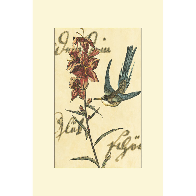 Hummingbird Reverie IV by Vision Studio - Wrapped Canvas Painting, 46cm H x 30cm W x 3.8cm D