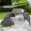 Chaise de patio avec coussins Adren-1425298902