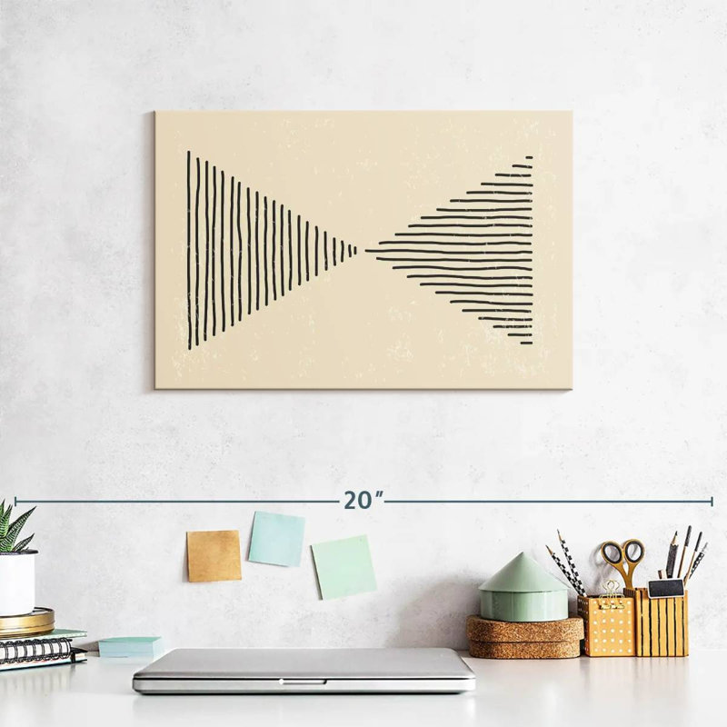 Avery Triangle Abstract, 8" H x 12" W