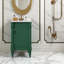 Meuble-lavabo autoportant moderne avec rangement réglable 18 po
