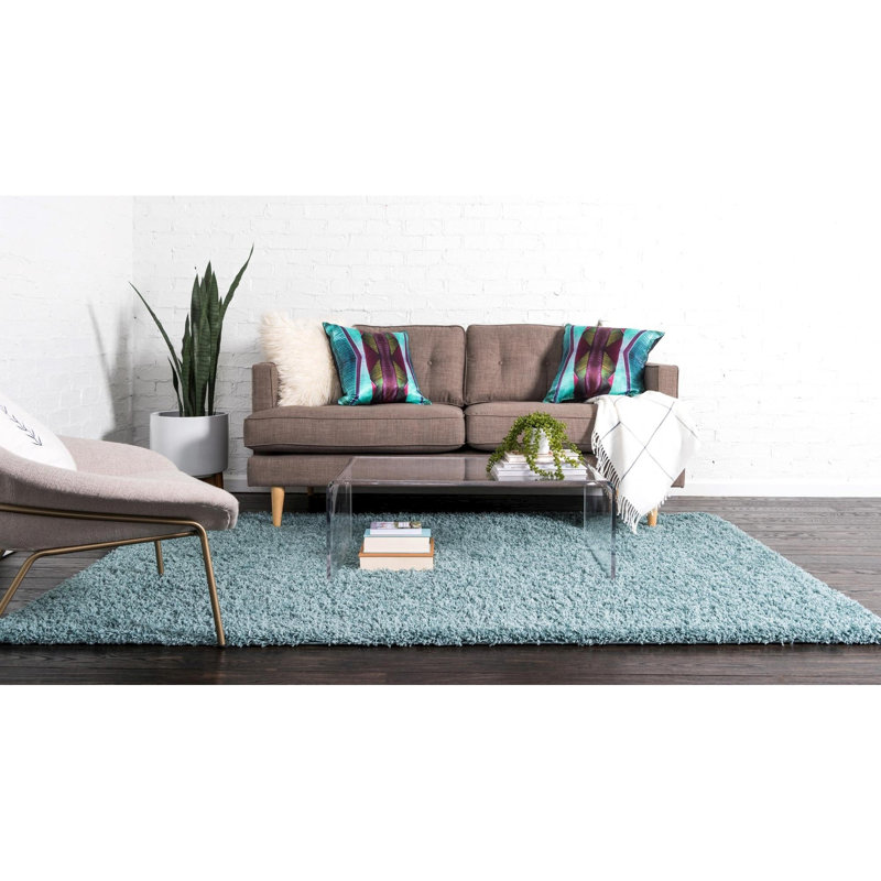 Tapis bleu ardoise Maron, Rectangle 3'1" x 5'3"