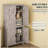 Freestanding Storage Cabinet, Kitchen Pantry with Adjustable Shelves