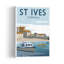St Ives Cornwall Harbor - Affiche murale abstraite représentant la côte-1514635813