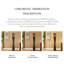 Lampes sur pied en bois massif Coffee