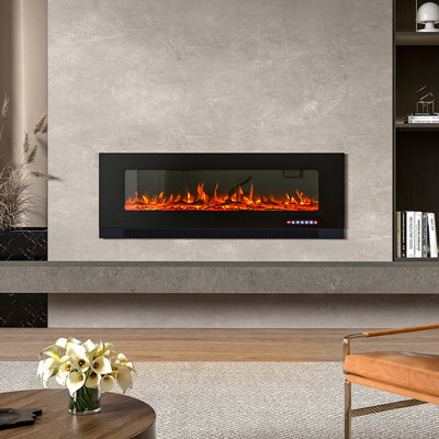 Tanisha Belfry Heating 182.9 cm W Electric Fireplace with 5000 BTU