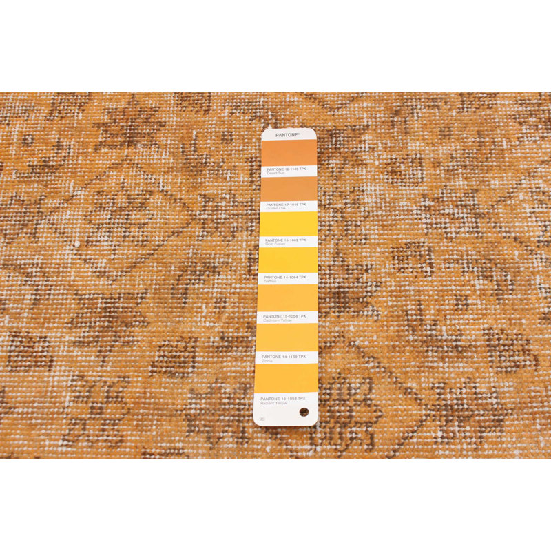 Tapis orange à transition de couleur Shabaz 3 pi 0 po x 6 pi 8 po