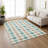 Machine Washable Indoor/Outdoor Kaczor ACN2238 Geometric Rug-913970667