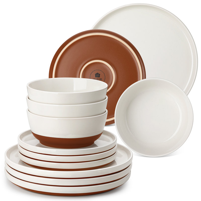 Piece Stoneware Dinnerware Set - Service for 6