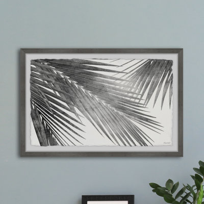Palm Leaf Shade II - Single Picture Frame Print