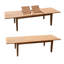 6 Seats 7 Pcs Grade-A Teak Wood Dining Set: 122" Caranas Double Extension Rectangle Table And 6 Arbor Stacking Chairs (2 Arm & 4 Armless Chairs) #11AB2902-1683441228