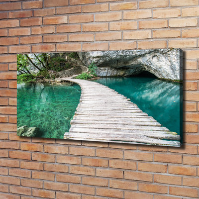 Plitvice Lakes - Wrapped Canvas Print