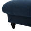 Kd - Tissu de confort bleu marine avec assise au design classique