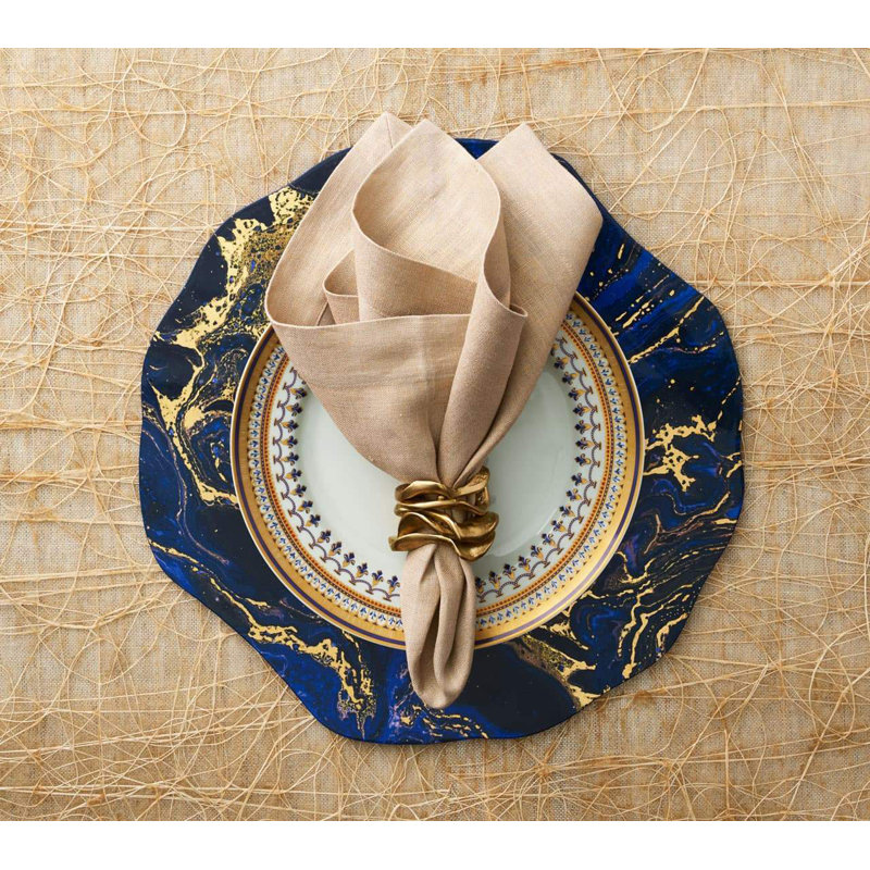Flux Napkin Ring, Gold