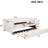 Ergonomic Beige Twin Daybed With Detachable Expandable Storage Trundle Velvet And Compact Portable-1167003190