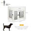 Mobilier de cage pour chien Pawhut avec coussin doux résistant à l'eau-421476665