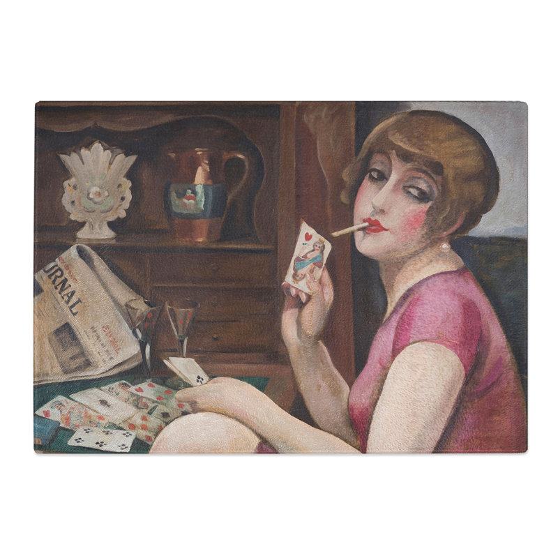 Queen of Hearts by Gerda Wegener Chopping Board, 0.4cm H x 28.5cm W x 39cm L