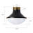 Collar Lundy Flush Mount Fixture Hallway Kitchen Powder room-114244238