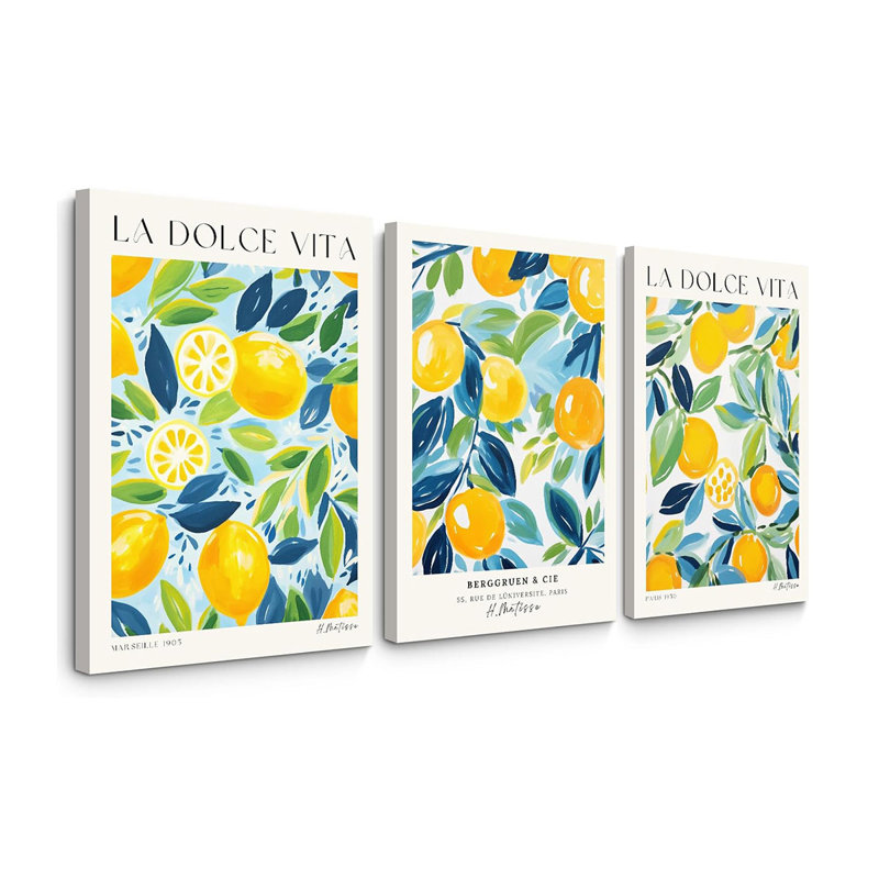 3 Piece Wrapped Canvas Print