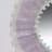 Genuine Amethyst And Quartz Gemstone Wall Mirror