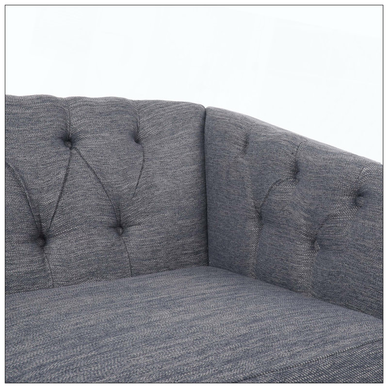 Causeuse Tahisa, Gris anthracite