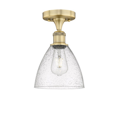 Dierker Glass Semi Flush Mount