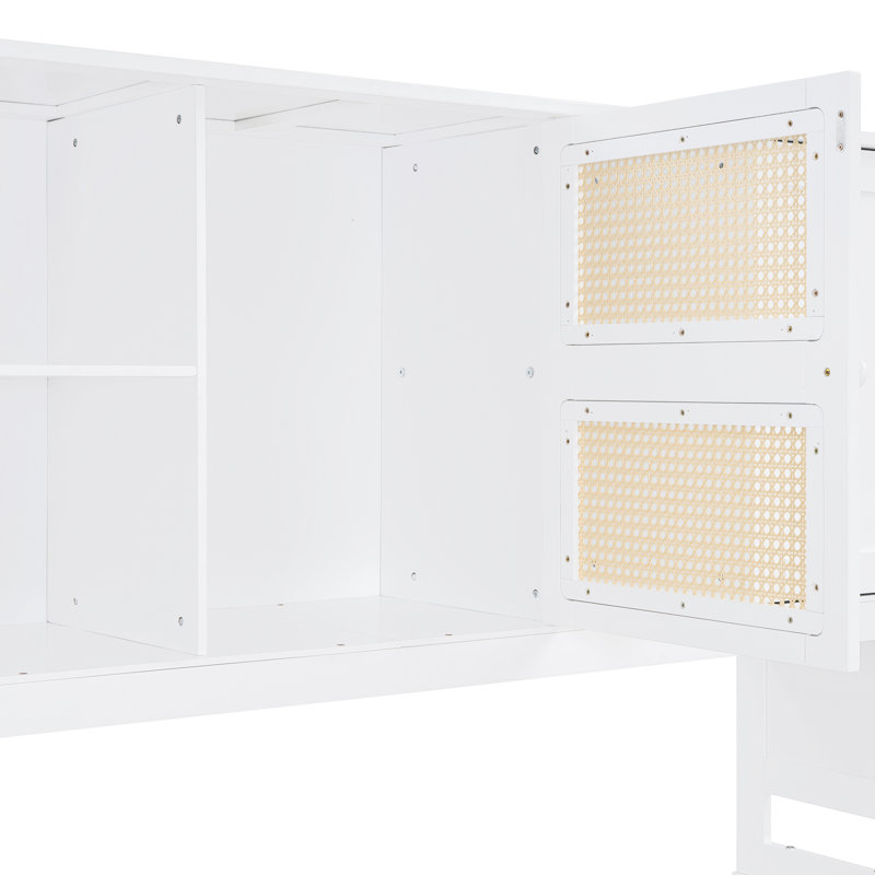 Lit de jour simple en bois avec lit gigogne et armoire, lit gigogne économe en espace, structure, Lit simple, Blanc