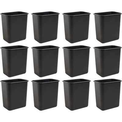 Plastic Open Waste Basket - 7 Gallons