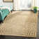 Martha Stewart Classics Hand-Knotted Silk/Wool/Linen Crocodile/Green Area Rug