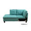 Ensemble de canapé modulaire en lin 3 pièces 103 "avec turquoise et repose-pieds avec rangement 103" Monaco-2076334700-2076334698