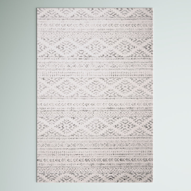 Leiding Ivory/Dark Grey Rug, Rectangle 183 x 274 cm