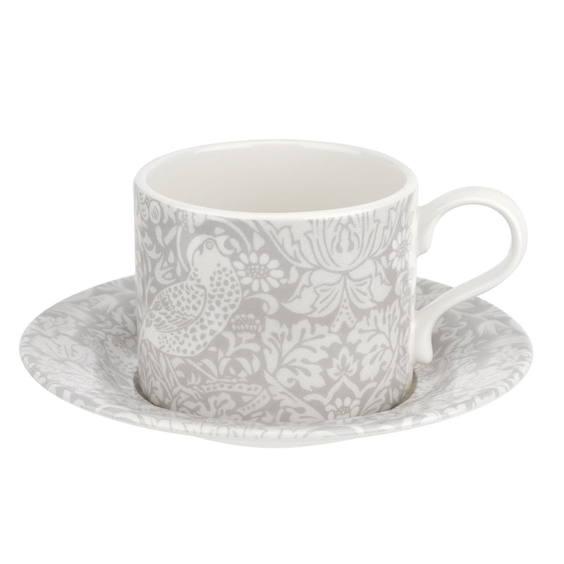 Morris and Co. Strawberry Thief Teacup & Saucer
