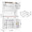 74" H Tall Wood Kitchen Pantry With Microwave Shelf And Drawers-1444509533