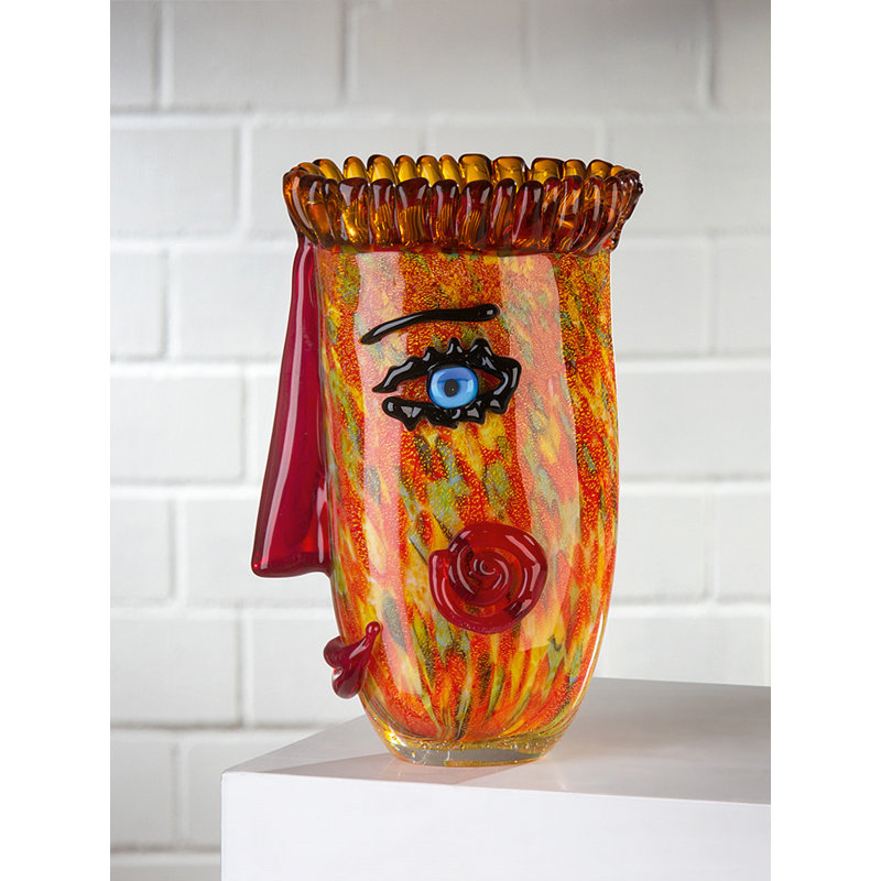 Helfrich Handmade Glass Table Vase