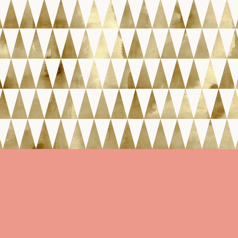 Triangles dorés, L 12 po x H 12 po