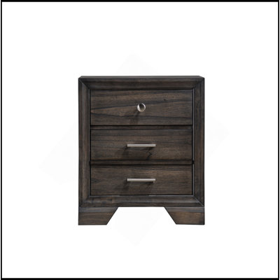 Table de chevet 2 tiroirs 1pc