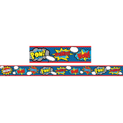 Bordure droite super-héro