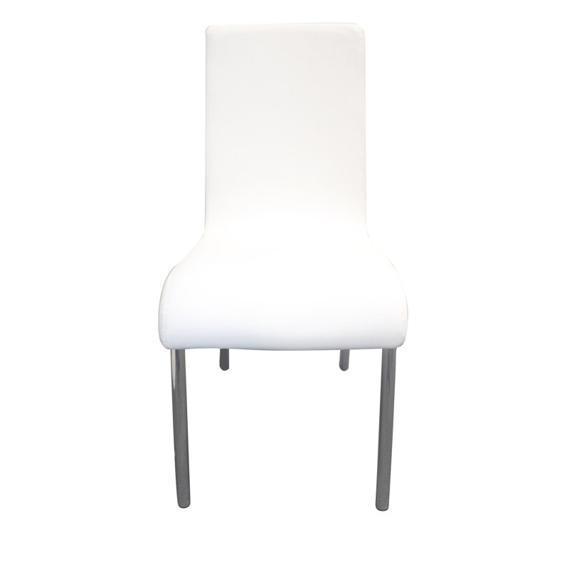 Chaise d'appoint rembourrée Osullivan, Blanc