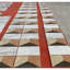 Marbre 12 x 24 - blanc or rouge, gris, style enchanteur, carrelage de style gris