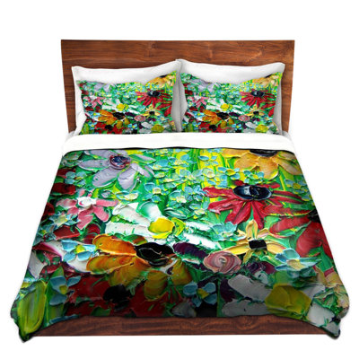 Polyester Floral Duvet Cover