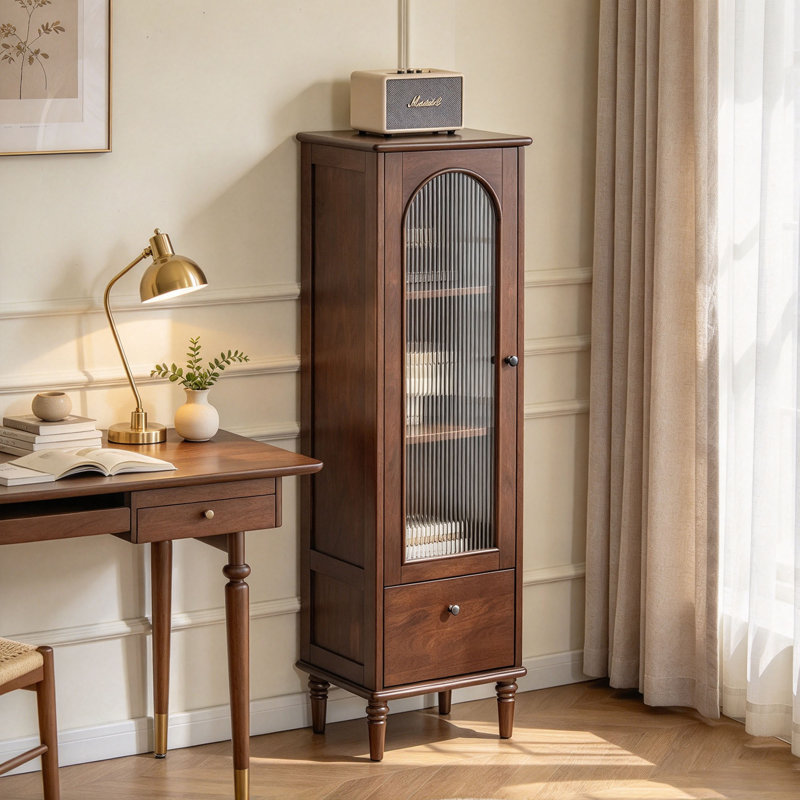 petite bibliothèque de style français, 59.06" H x 17.72" W x 14.96" D