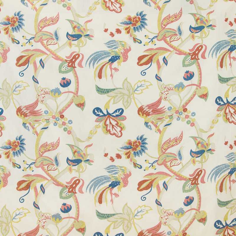 Westport Gorda Fabric, Berry/Gold