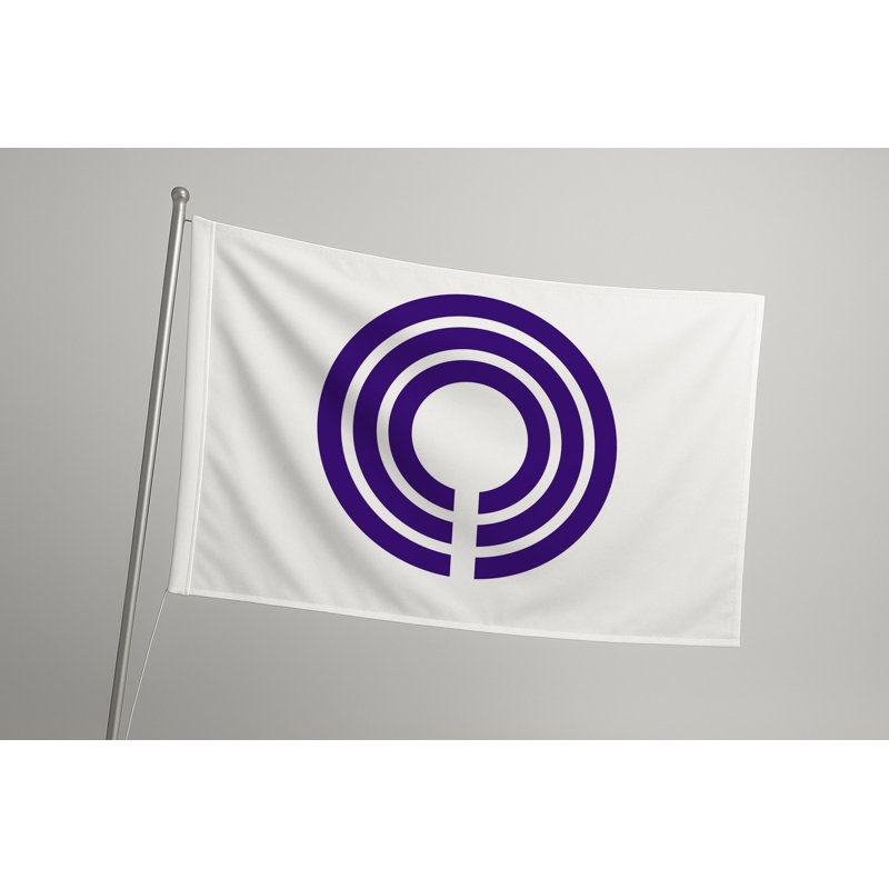 Drapeau de la ville de Kawasaki — Drapeau extérieur, H 36 po x l 60 po