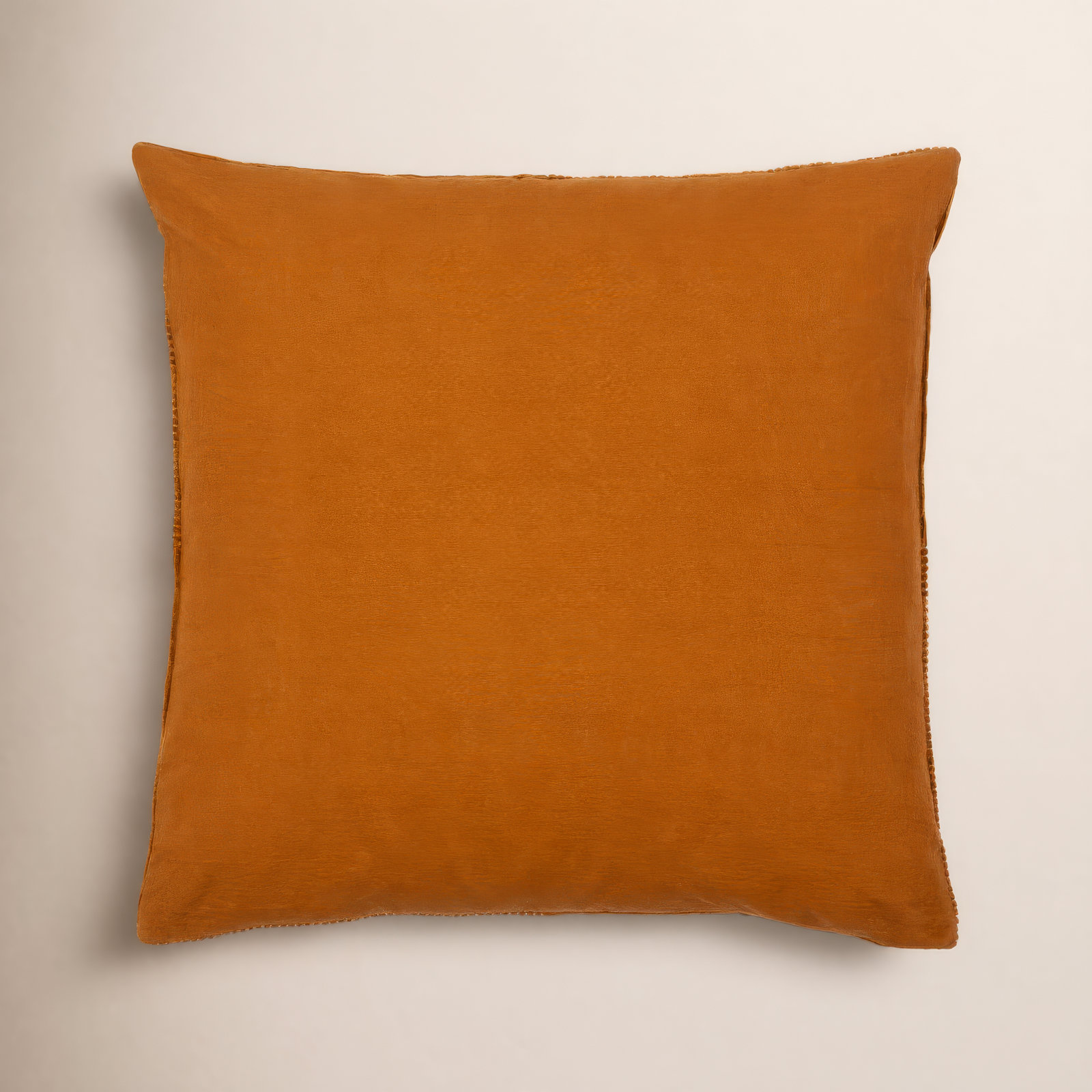 Selma Cotton Pillow Cover, 18" x 18", Brick Red